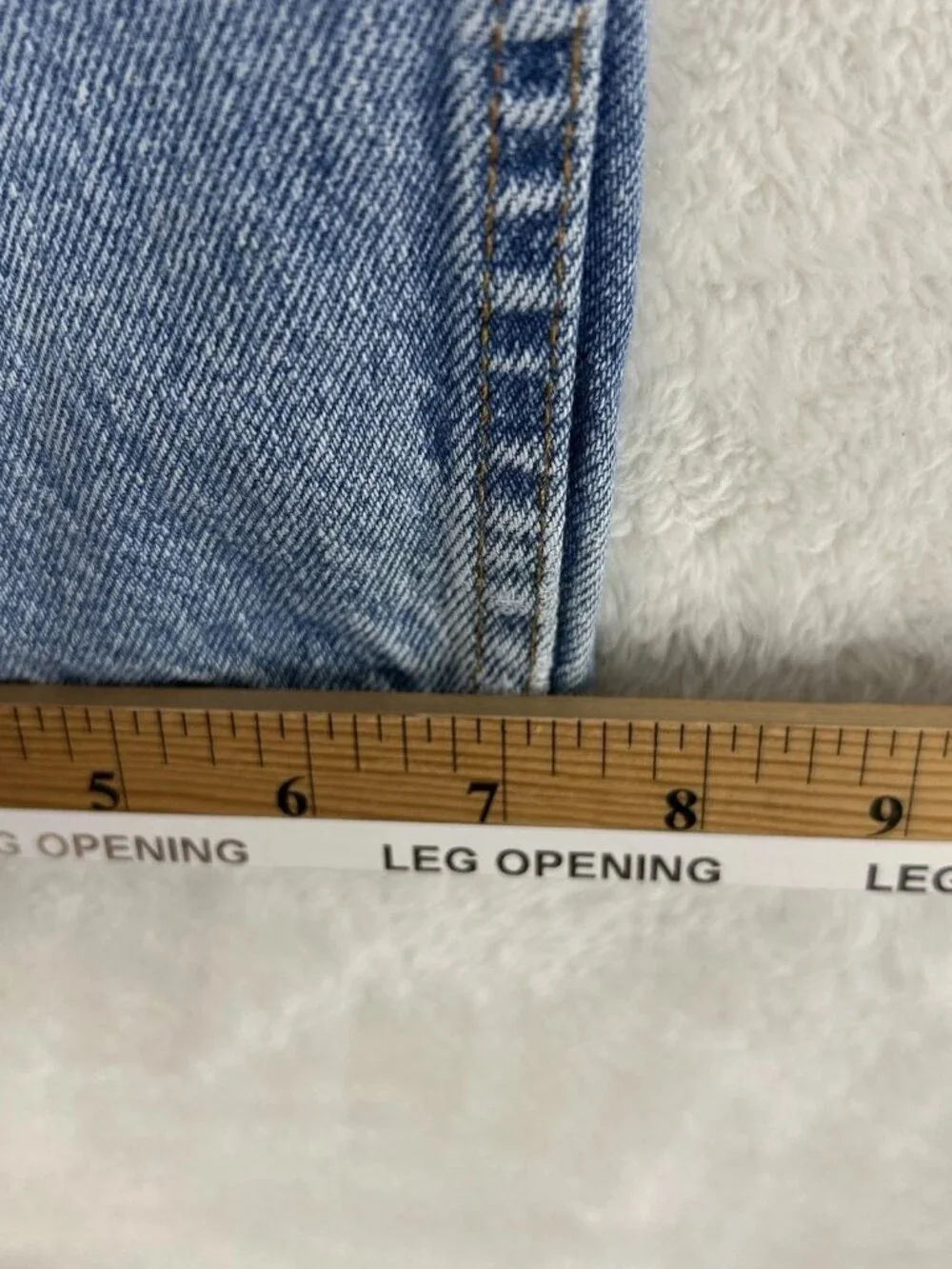 Vintage Levis 550 Jeans Mens Tag-36x36 Blue Denim Relaxed‎ USA Made “READ”